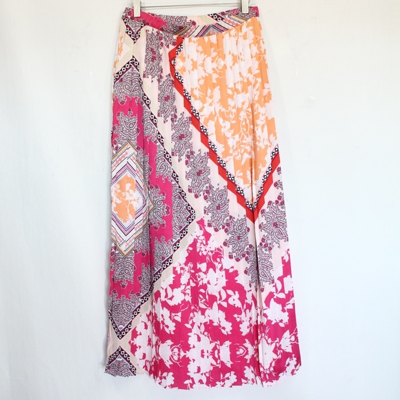 Chico's Dresses & Skirts - Chico's Long Maxi Skirt Long Skirt sz 0 Small Women Colorful Spring print